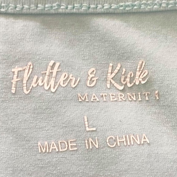 Flutter & Kick Maternity Minty Green Light Tank - Picture 2 of 6